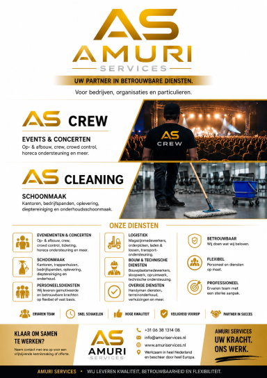 Amuri Services Amuri Services - Schoonmaak en Crew